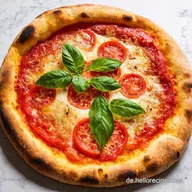 BlitzPizza Margherita auf Fladenbrot So Einfach