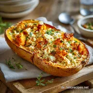 Ofenk&uuml;rbis mit Feta und Honig: Das cremig-w&uuml;rzige Gericht in 50 Min.