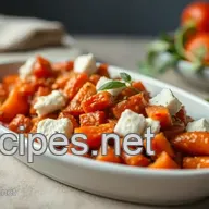 Omas vegetarische Gartenpracht: Gef&uuml;llter Paprika mit Feta & Reis