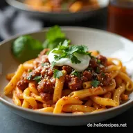 OnePot Beef Taco Pasta FiestaFeeling f&uuml;r Faule