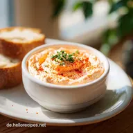 Paprika-Frischk&auml;se-Dip mit Feta