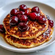 Pfannkuchen mit Kirschen in 30 Minuten