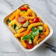Regenbogen Pasta Box f&uuml;r Kinder in 25 Minuten