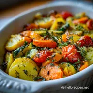 Gem&uuml;seauflauf Rezept f&uuml;r 4 Portionen
