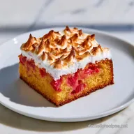 Rhabarber Baiser Kuchen in 70 Minuten