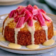 Rhabarber Schmand Kuchen f&uuml;r 12 St&uuml;cke