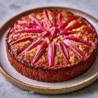 Rhabarberkuchen mit M&uuml;rbeteig