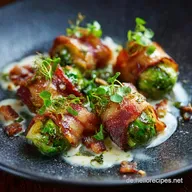 Knuspriger Rosenkohl vom Blech Karamellisiert mit Speck Ahorn