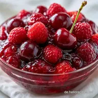 Rote Gr&uuml;tze mit Kirschen f&uuml;r 6 Personen