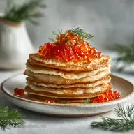 Russische Blini Original Rezept in 30 Minuten