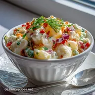 Russischer Salat: Cremig & Bunt