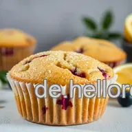 Muffins backen: Saftige Blaubeer-Zitronen Gl&uuml;cksmomente!