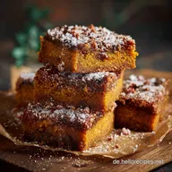 K&uuml;rbisBlondies Das unwiderstehlich saftige Herbstgeb&auml;ck