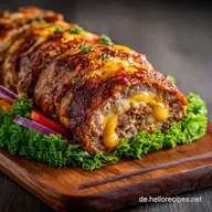 Saftige LowCarb Cheeseburger Rolle KetoGl&uuml;ck f&uuml;r Ihr Abendessen