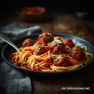 Spaghetti mit Hackb&auml;llchen und Tomatensauce Das Geheimnis f&uuml;r saftige Polpette
