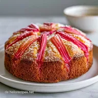 Rhabarberkuchen in 50 Minuten: Fluffig