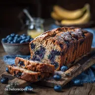 Bananenbrot mit Blaubeeren: Saftig, einfach und schnell gebacken