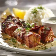 Schaschlik mit Schaschliksauce Omas bestes Rezept saftig zart