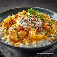 Schmorgurken mit SenfCurrySo&szlig;e Omas Klassiker neu interpretiert