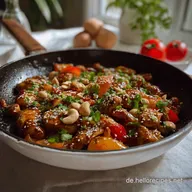 Vegane Rezepte schnell einfach: Blitz-Erdnuss-Tofu
