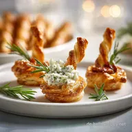 Fingerfood und Dip f&uuml;r Deine Silvester Party 2025 mit Bl&auml;tterteigstangen