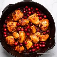 Skillet Cranberry Orange Chicken Festtagsaroma blitzschnell