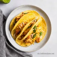 Langsam gegartes Queso Chicken Tacos Rezept So einfach gehts