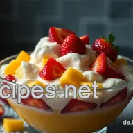 Erdbeer-Mango-EisDieses Strawberry-Mango-Eis is: Sonniges Eisvergn&uuml;gen f&uuml;r Zuhause!