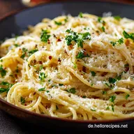 Spaghetti mit Knoblauch und Parmesan BlitzRezept f&uuml;r cremiges Gl&uuml;ck
