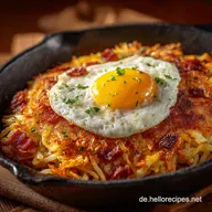 S&uuml;&szlig;kartoffelHash mit Ei Fixer Fr&uuml;hst&uuml;cksHit