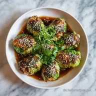 Teriyaki Rindfleisch Kohlrouladen f&uuml;r 4