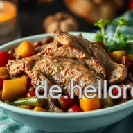 Traditionelles Silvester Essen: Festlicher Braten mit Rotkohl
