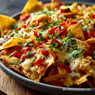 &Uuml;berbackene Nachos mit K&auml;se Vegetarisch, schnell und der perfekte Schmelz