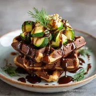 Vegane Schokowaffeln mit Zucchini So saftig durch die Geheimzutat