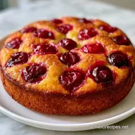Versunkener Kirschkuchen in 1 Stunde