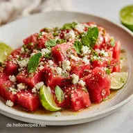 Rezept Mit Minze: Mediterraner Wassermelonen-Feta-Salat