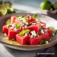 Wassermelone Feta Salat Rezept: Erfrischend Leicht
