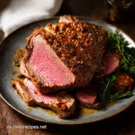 Hackbraten Rezept mit Pfiff Meine Worcestershire So&szlig;e Glasur