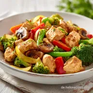 Weight Watchers H&auml;hnchen Gem&uuml;se Pfanne