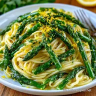 Zitronen Pasta Gr&uuml;ner Spargel in 25 Min