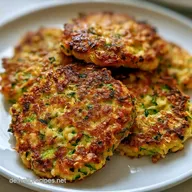 Zucchini Puffer mit Haferflocken