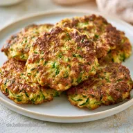 Zucchinipuffer Airfryer mit Feta
