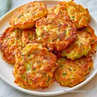 Knusprige Zucchinipuffer mit Kartoffeln und K&auml;se