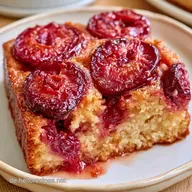 Zwetschgenkuchen mit Quark und Mandeln