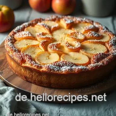 Omas Apfel Schmand Torte Rezept: So saftig! Apfelkuchen Rezeptkarte