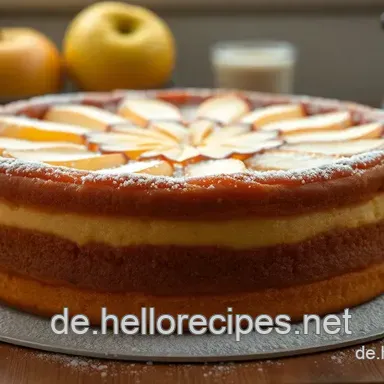 Omas Apfel Schmand Torte Rezept: So saftig! Apfelkuchen