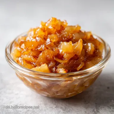 Apfel Zwiebel Aufstrich f&uuml;r 4 Personen Rezeptkarte