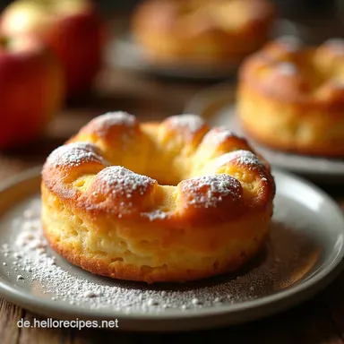 Apfelkuchen Kekse Rezept Der MiniApfelkuchen f&uuml;r Unterwegs Rezeptkarte