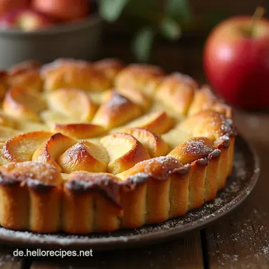 Die Beste Apfeltorte mit Salzkaramell Einfaches Rezept Rezeptkarte