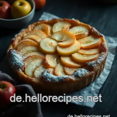 Saftiger Apfelkuchen ohne Butter mit Öl – Der perfekte Genuss! Rezeptkarte